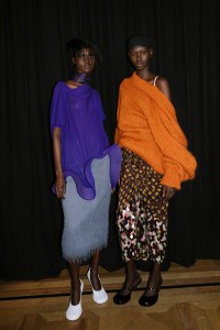 Backstage at Dries Van Noten Fall 2025 Ready-to-Wear Collection at Paris Fashion Week