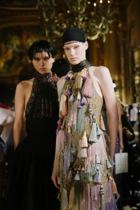 Backstage at Dries Van Noten Fall 2025 Ready-to-Wear Collection at Paris Fashion Week