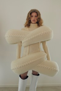 Backstage at Duran Lantink Fall 2025 Ready-to-Wear Collection at Paris Fashion Week