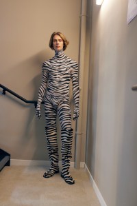 Backstage at Duran Lantink Fall 2025 Ready-to-Wear Collection at Paris Fashion Week