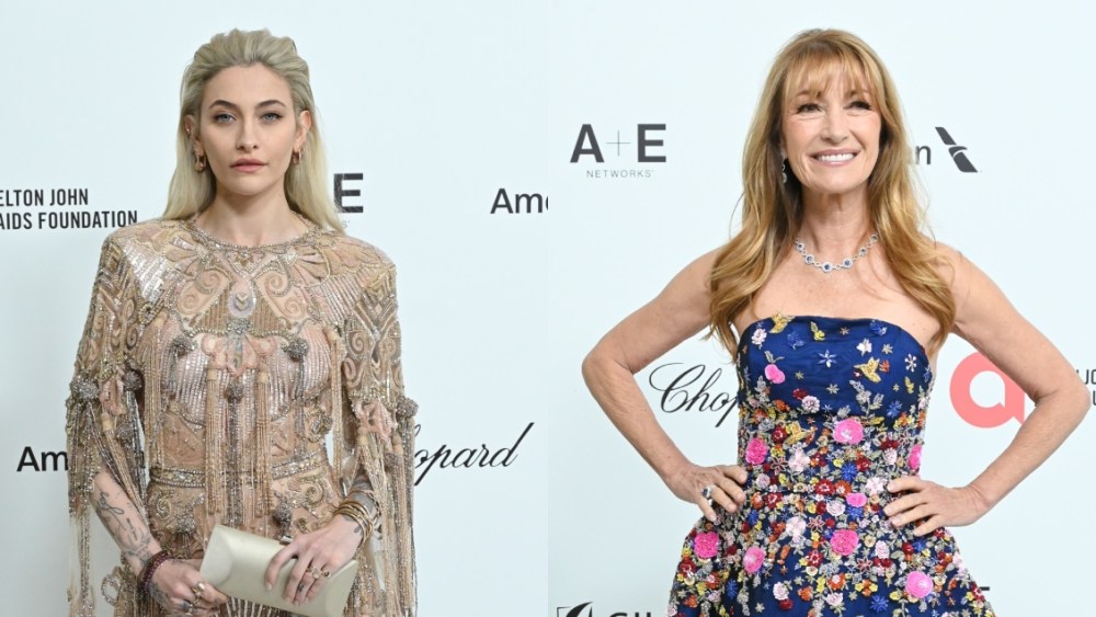 Paris Jackson, Zuhair Murad, Jane Seymour, Nardos, Elton John, Oscars, party, red carpet