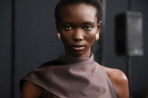 Backstage at Ferragamo Fall 2025 Ready-to-Wear Collection at Milan Fashion Week