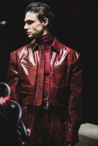 Backstage at Ferrari Fall 2025 Ready-to-Wear Collection at Milan Fashion Week