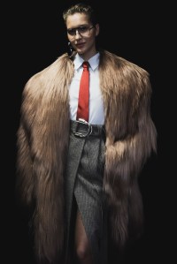 Backstage at Ferrari Fall 2025 Ready-to-Wear Collection at Milan Fashion Week
