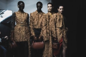 Backstage at Ferrari Fall 2025 Ready-to-Wear Collection at Milan Fashion Week
