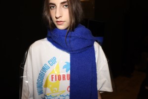 Backstage at Fiorucci Fall 2025 Ready-to-Wear Collection at Milan Fashion Week
