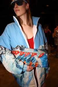 Backstage at Fiorucci Fall 2025 Ready-to-Wear Collection at Milan Fashion Week