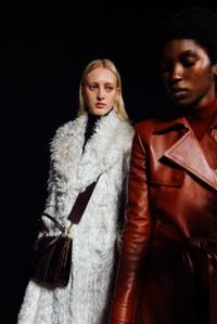 Backstage at Gabriela Hearst Fall 2025 Ready-to-Wear Collection at Paris Fashion Week