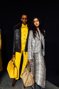 Backstage at Gabriela Hearst Fall 2025 Ready-to-Wear Collection at Paris Fashion Week