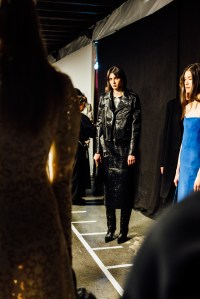 Backstage at Gabriela Hearst Fall 2025 Ready-to-Wear Collection at Paris Fashion Week