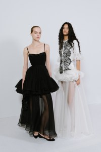 Backstage at Giambattista Valli Fall 2025 Ready-to-Wear Collection at Paris Fashion Week