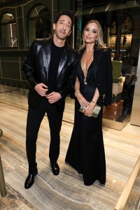 Adrien Brody and Georgina Chapman
