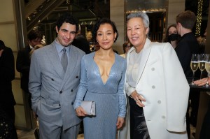 Zac Posen, Joan Chen,and  Jeanne Yang