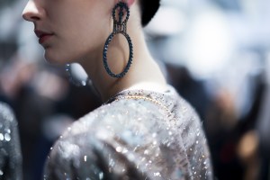 Backstage at Giorgio Armani Fall 2025 Ready-to-Wear Collection at Milan Fashion Week