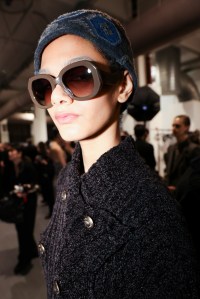 Backstage at Giorgio Armani Fall 2025 Ready-to-Wear Collection at Milan Fashion Week