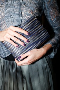 Backstage at Giorgio Armani Fall 2025 Ready-to-Wear Collection at Milan Fashion Week