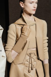 Backstage at Hermès Fall 2025 Ready-to-Wear Collection at Paris Fashion Week