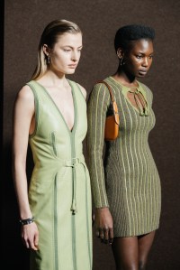 Backstage at Hermès Fall 2025 Ready-to-Wear Collection at Paris Fashion Week