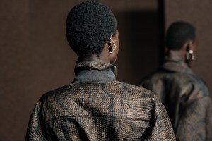Backstage at Hermès Fall 2025 Ready-to-Wear Collection at Paris Fashion Week