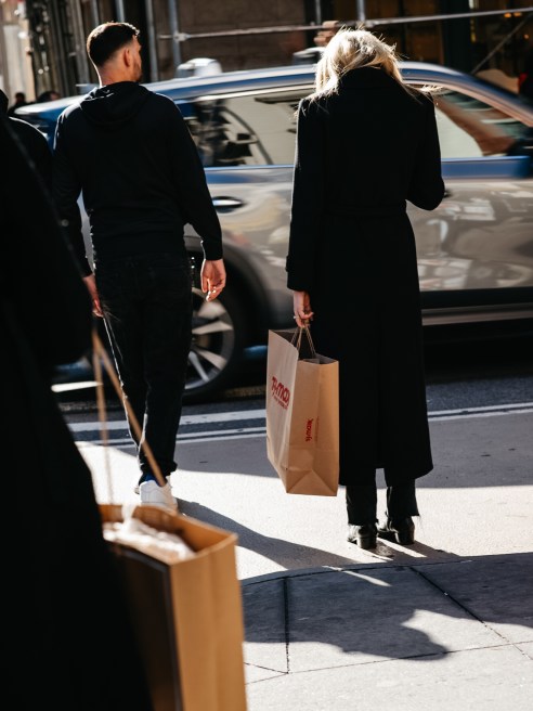 A look at shoppers around New York during the 2024 holiday season.