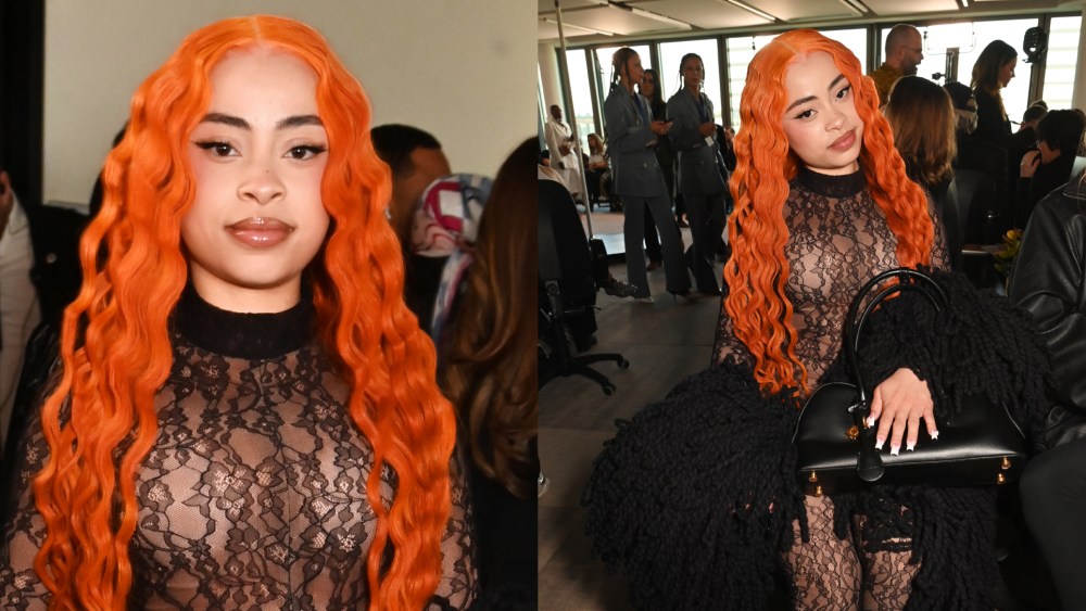 Ice Spice at the Stella McCartney fall 2025 show during Paris Fashion Week on March 5.
