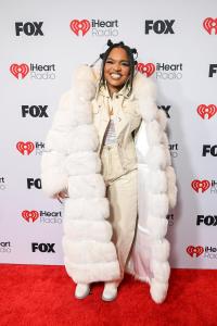 INAYAH at the 2025 iHeartRadio Music Awards held at the Dolby Theatre on March 17, 2025 in Los Angeles, California.