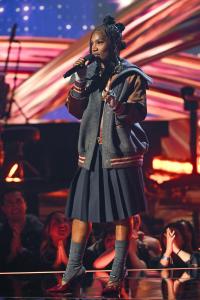 Doechii at the 2025 iHeartRadio Music Awards held at the Dolby Theatre on March 17, 2025 in Los Angeles, California.