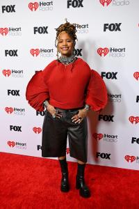 Ambré at the 2025 iHeartRadio Music Awards held at the Dolby Theatre on March 17, 2025 in Los Angeles, California.
