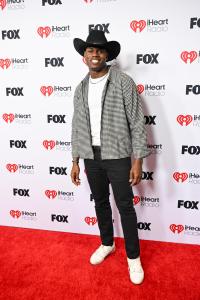 Lonnie Marts at the 2025 iHeartRadio Music Awards held at the Dolby Theatre on March 17, 2025 in Los Angeles, California.
