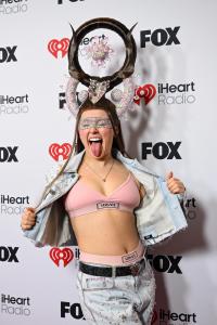 Jojo Siwa at the 2025 iHeartRadio Music Awards held at the Dolby Theatre on March 17, 2025 in Los Angeles, California.