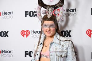 Jojo Siwa at the 2025 iHeartRadio Music Awards held at the Dolby Theatre on March 17, 2025 in Los Angeles, California.