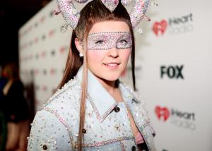 Jojo Siwa at the 2025 iHeartRadio Music Awards held at the Dolby Theatre on March 17, 2025 in Los Angeles, California.