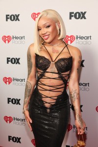 GloRilla at the 2025 iHeartRadio Music Awards held at the Dolby Theatre on March 17, 2025 in Los Angeles, California.
