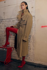 Backstage at Ludovic de Saint Sernin Fall 2025 Ready-to-Wear Collection at Paris Fashion Week