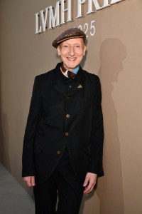 Stephen Jones at the LVMH Prize Cocktail Party on March 05, 2025 in Paris, France.