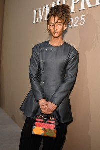 Jaden Smith at the LVMH Prize Cocktail Party on March 05, 2025 in Paris, France.