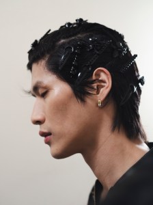 Backstage at Marine Serre Fall 2025 Ready-to-Wear Collection at Paris Fashion Week