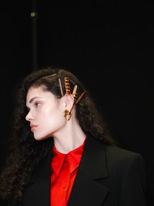 Backstage at Marine Serre Fall 2025 Ready-to-Wear Collection at Paris Fashion Week