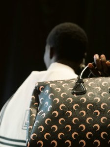 Backstage at Marine Serre Fall 2025 Ready-to-Wear Collection at Paris Fashion Week
