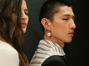 Backstage at Marine Serre Fall 2025 Ready-to-Wear Collection at Paris Fashion Week