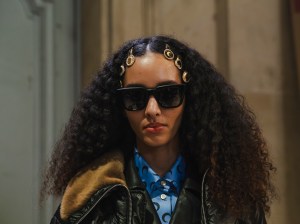 Backstage at Marine Serre Fall 2025 Ready-to-Wear Collection at Paris Fashion Week