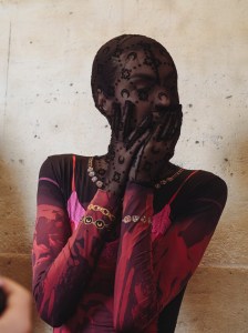 Backstage at Marine Serre Fall 2025 Ready-to-Wear Collection at Paris Fashion Week