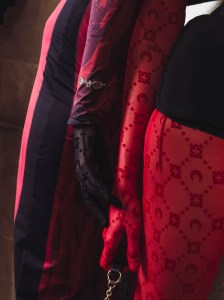 Backstage at Marine Serre Fall 2025 Ready-to-Wear Collection at Paris Fashion Week