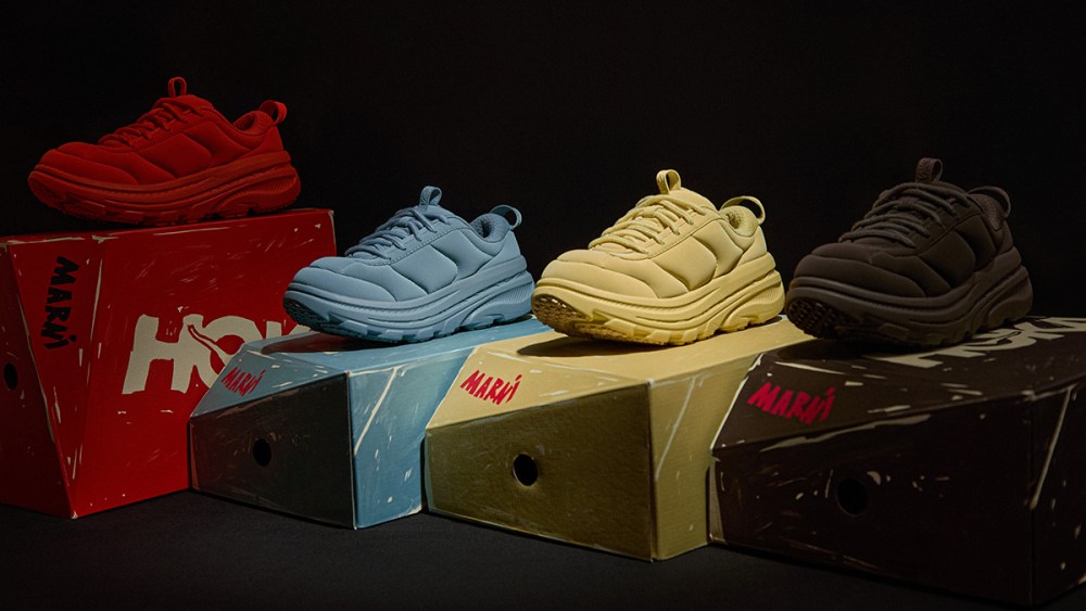 sneaker, collaboration, Marni, Hoka Bondi B3LS