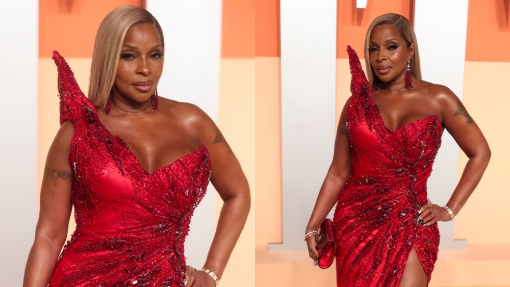 Mary J. Blige, Vanity Fair Oscar Party, Gaurav Gupta, red carpet