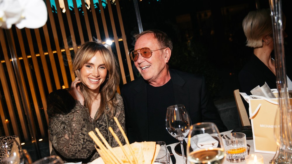 Suki Waterhouse and Michael Kors