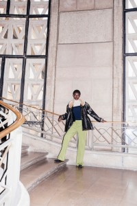 Backstage at Miu Miu Fall 2025 Ready-to-Wear Collection at Paris fashion Week