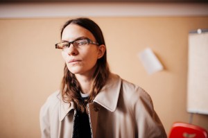 Backstage at Miu Miu Fall 2025 Ready-to-Wear Collection at Paris fashion Week