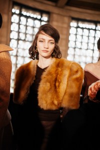 Backstage at Miu Miu Fall 2025 Ready-to-Wear Collection at Paris fashion Week