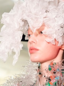 Backstage at Noir Kei Ninomiya Fall 2025 Ready-to-Wear Collection at Paris Fashion Week